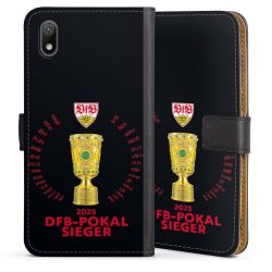 Sideflip mit langer Lasche schwarz