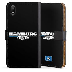 Sideflip mit langer Lasche schwarz