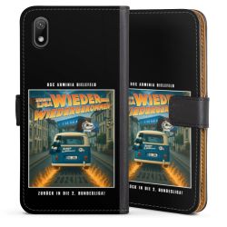 Sideflip mit langer Lasche schwarz