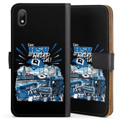 Sideflip mit langer Lasche schwarz