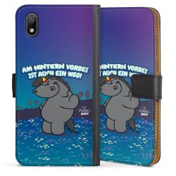 Sideflip mit langer Lasche schwarz