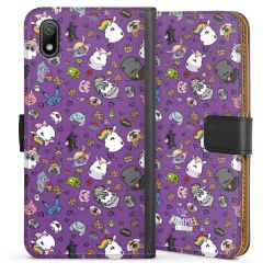 Sideflip mit langer Lasche schwarz