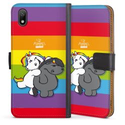 Sideflip mit langer Lasche schwarz