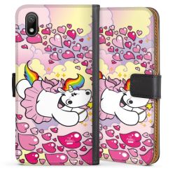 Sideflip mit langer Lasche schwarz