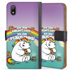 Sideflip mit langer Lasche schwarz