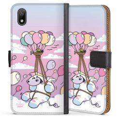 Sideflip mit langer Lasche schwarz