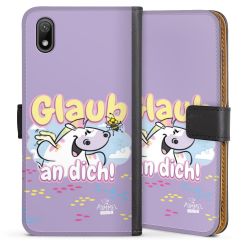 Sideflip mit langer Lasche schwarz