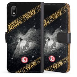 Sideflip mit langer Lasche schwarz