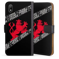 Sideflip mit langer Lasche schwarz