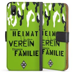 Sideflip mit langer Lasche schwarz