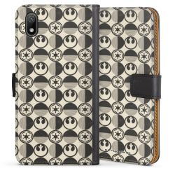 Sideflip mit langer Lasche schwarz