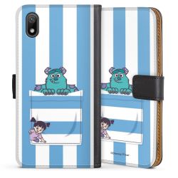 Sideflip mit langer Lasche schwarz