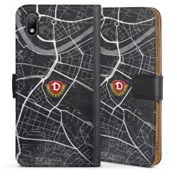 Sideflip mit langer Lasche schwarz