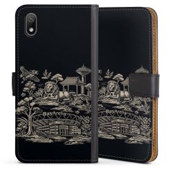 Sideflip mit langer Lasche schwarz