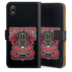 Sideflip mit langer Lasche schwarz