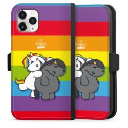 Sideflip mit Lasche schwarz