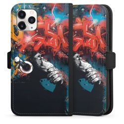 Sideflip with flap  black