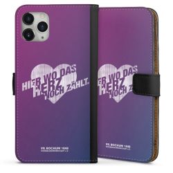 Sideflip mit langer Lasche schwarz