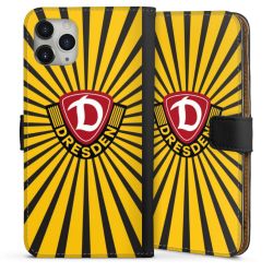 Sideflip mit langer Lasche schwarz