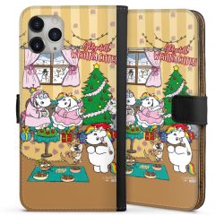 Sideflip mit langer Lasche schwarz