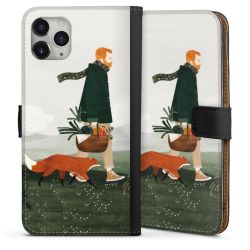 Sideflip Fodral med flap svart