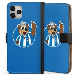 Sideflip mit langer Lasche schwarz