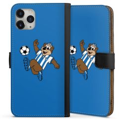 Sideflip mit langer Lasche schwarz