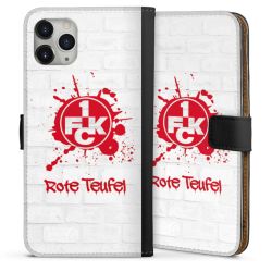 Sideflip mit langer Lasche schwarz