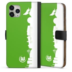 Sideflip mit langer Lasche schwarz