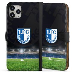 Sideflip mit langer Lasche schwarz