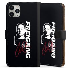 Sideflip mit langer Lasche schwarz