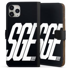 Sideflip mit langer Lasche schwarz