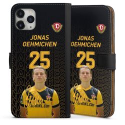 Sideflip mit langer Lasche schwarz