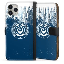 Sideflip mit langer Lasche schwarz