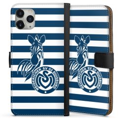 Sideflip mit langer Lasche schwarz