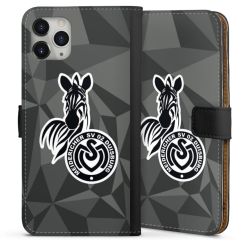 Sideflip mit langer Lasche schwarz