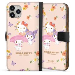 Sideflip mit langer Lasche schwarz