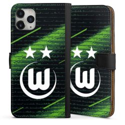 Sideflip mit langer Lasche schwarz