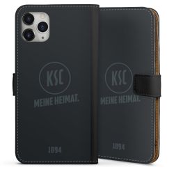 Sideflip mit langer Lasche schwarz