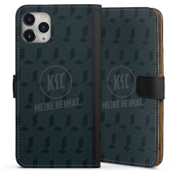 Sideflip mit langer Lasche schwarz