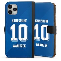 Sideflip mit langer Lasche schwarz