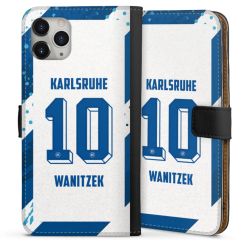 Sideflip mit langer Lasche schwarz