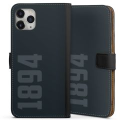 Sideflip mit langer Lasche schwarz