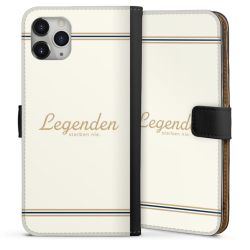 Sideflip mit langer Lasche schwarz