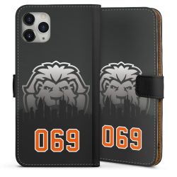 Sideflip mit langer Lasche schwarz