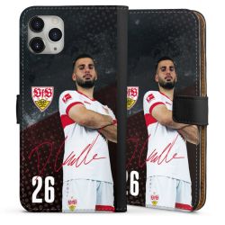 Sideflip mit langer Lasche schwarz