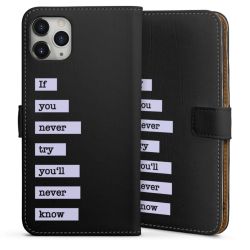 Sideflip Fodral med flap svart