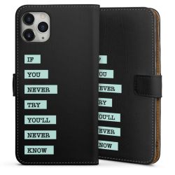 Sideflip Fodral med flap svart