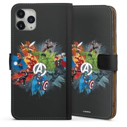 Sideflip Fodral med flap svart