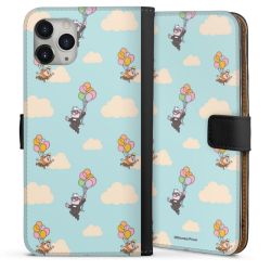 Sideflip mit langer Lasche schwarz